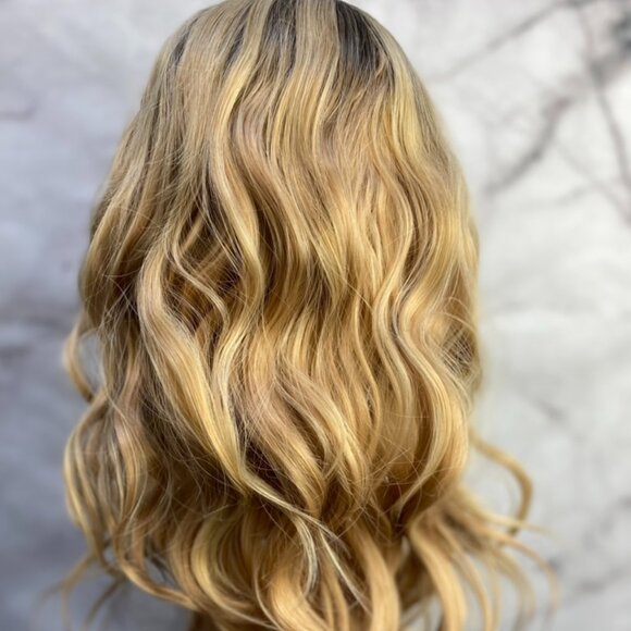 Ombre Blonde Lace Front Wig - Picture 4 of 5